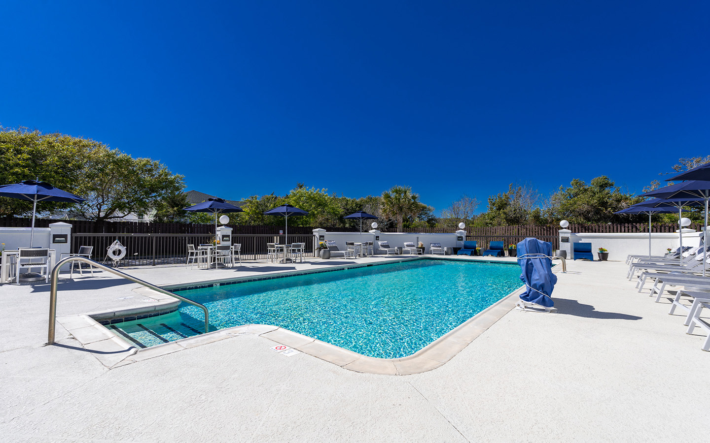 Soak Up The Sun In Our Sparkling Outdoor Pool