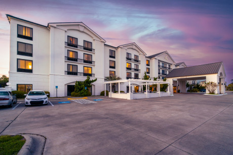 Hotel Alice Facade at Sunset